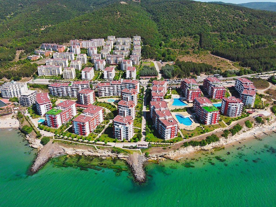 Апаратамент 1+1, Первая  линия моря, Комплекс Panorama Fort Beach, Святой Влас