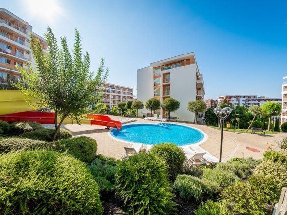 Апаратамент 1+1, Первая  линия моря, Комплекс Panorama Fort Beach, Святой Влас
