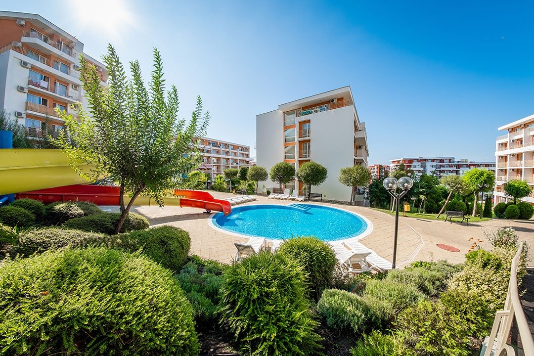 Апаратамент 1+1, Первая  линия моря, Комплекс Panorama Fort Beach, Святой Влас