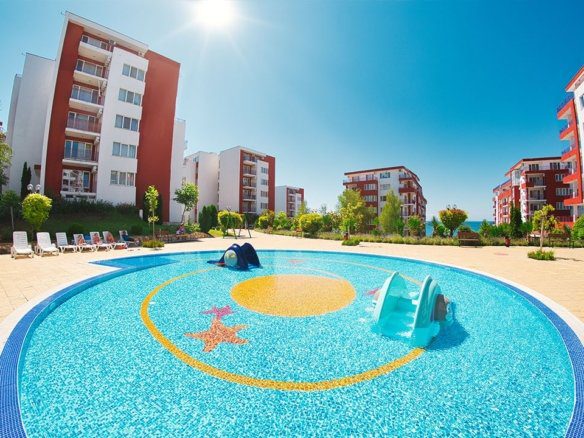 Апаратамент 1+1, Первая  линия моря, Комплекс Panorama Fort Beach, Святой Влас