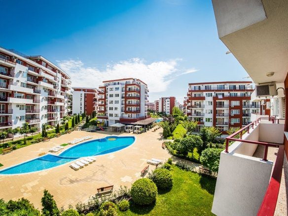 Апаратамент 1+1, Первая  линия моря, Комплекс Panorama Fort Beach, Святой Влас