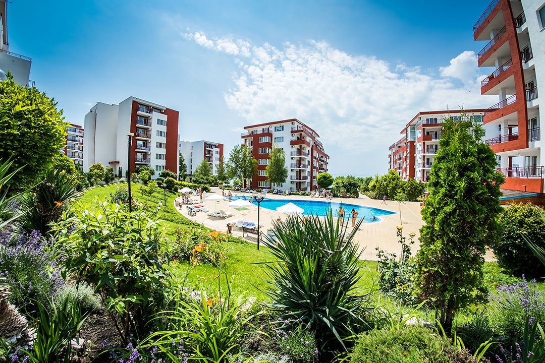 Апаратамент 1+1, Первая  линия моря, Комплекс Panorama Fort Beach, Святой Влас