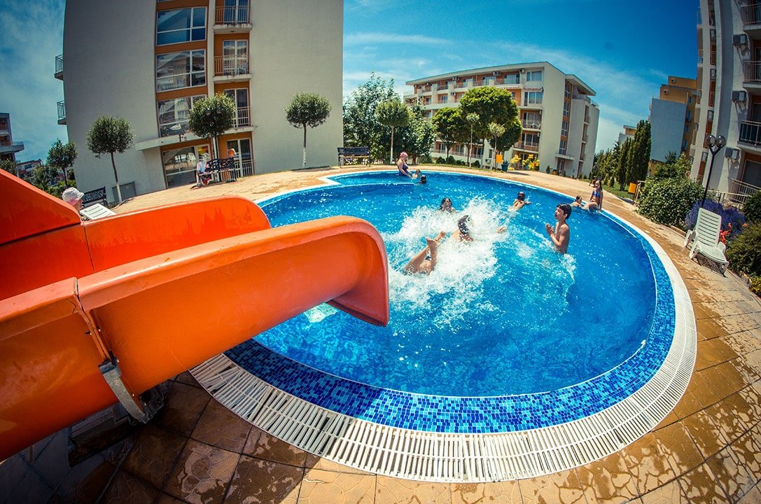 Апаратамент 1+1, Первая  линия моря, Комплекс Panorama Fort Beach, Святой Влас