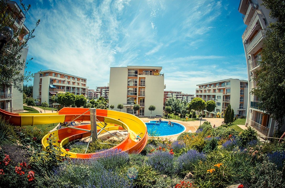 Апаратамент 1+1, Первая  линия моря, Комплекс Panorama Fort Beach, Святой Влас