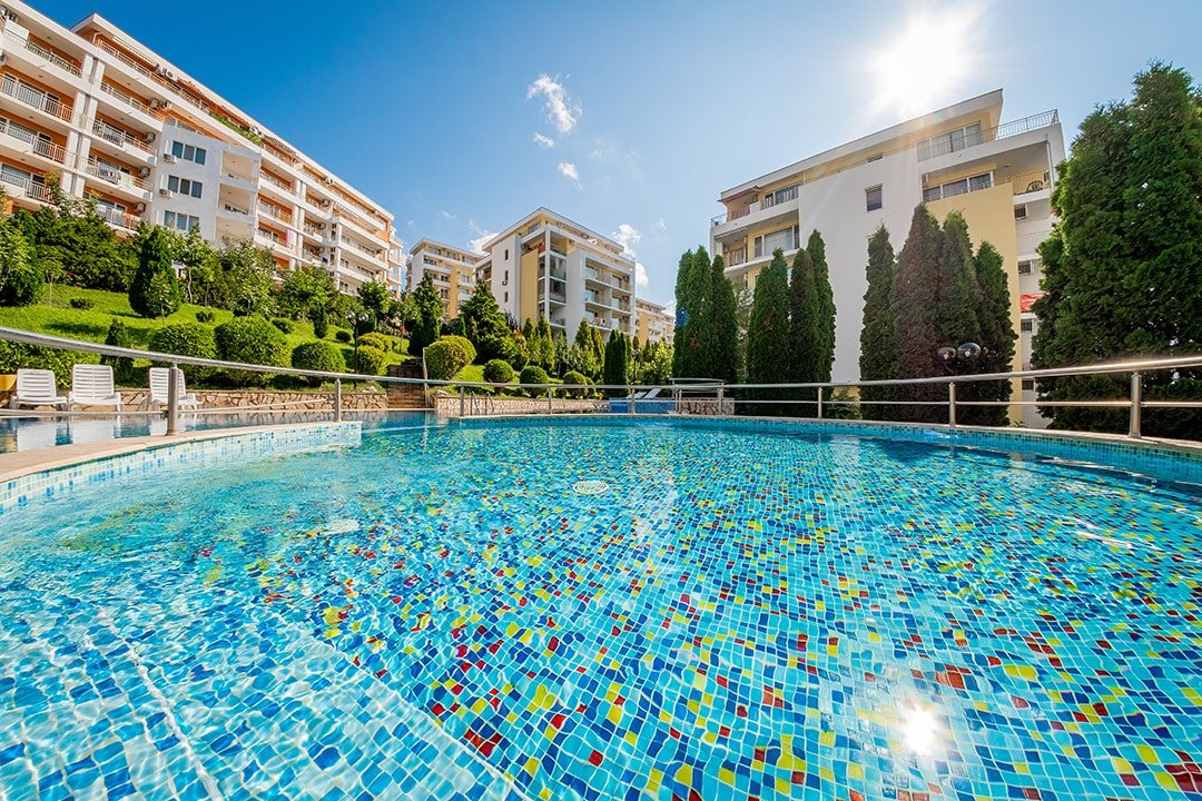 Апаратамент 1+1, Первая  линия моря, Комплекс Panorama Fort Beach, Святой Влас