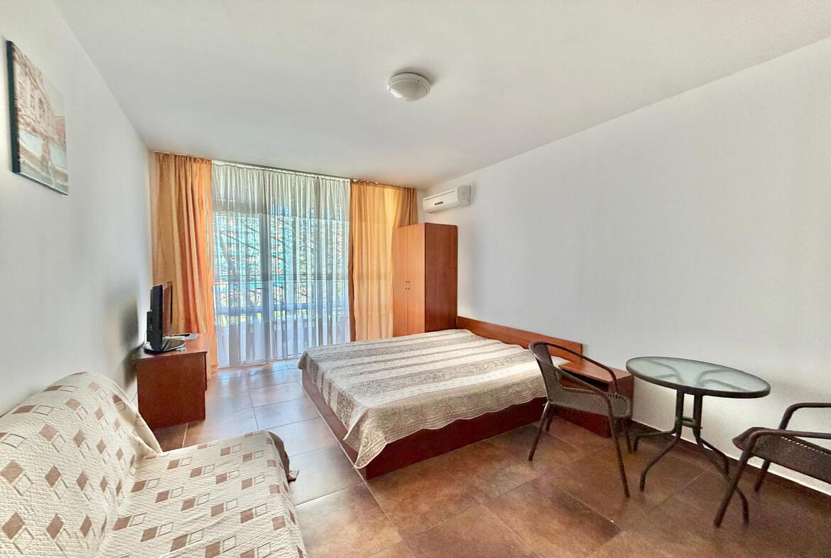 Апартамент студия, 1+0, закрытый комплекс Abelia Residenсе, Солнечный Берег
