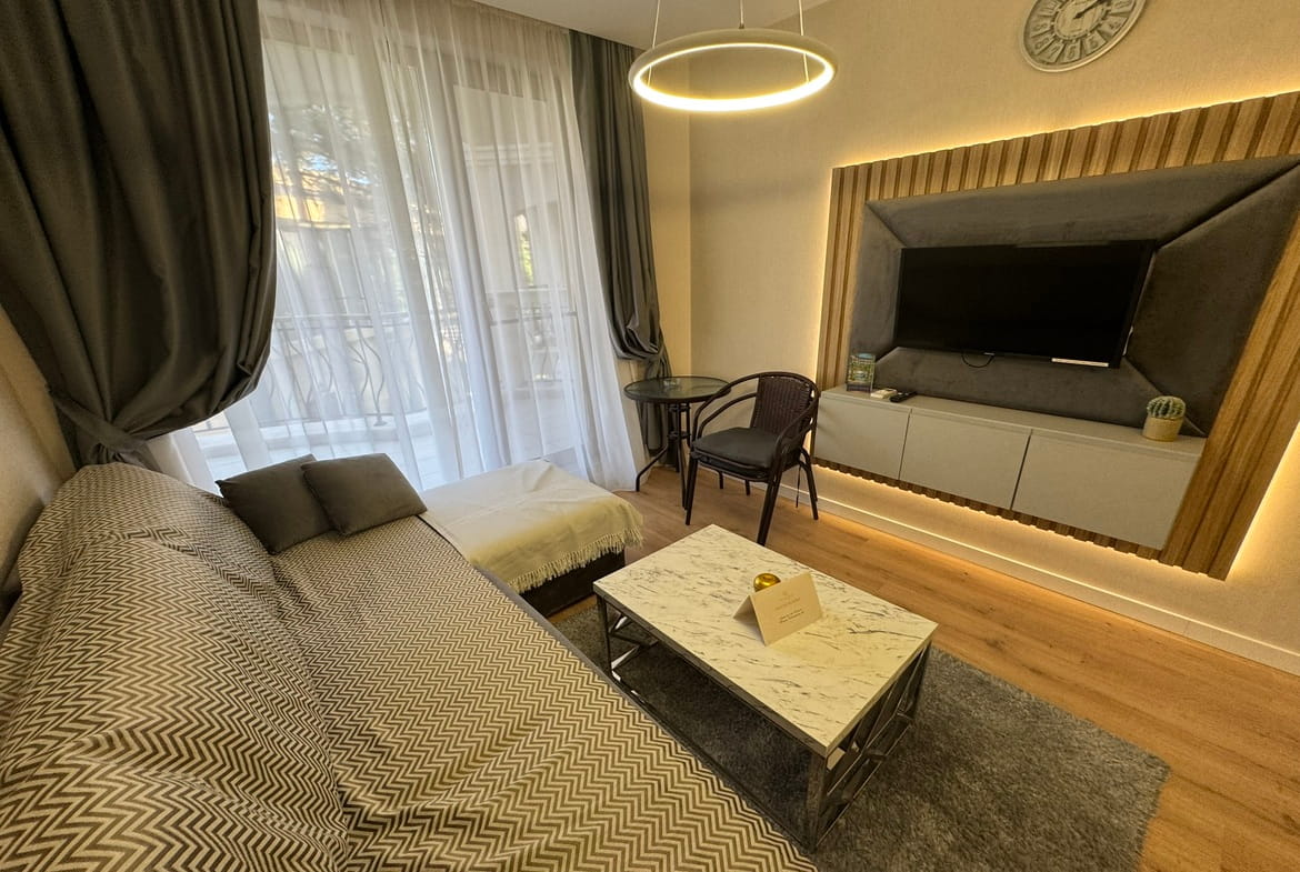 Премиум апартамент 2026 год, 1+1, с одной спальней, комплекс Harmony Suites Premium , Солнечный берег
