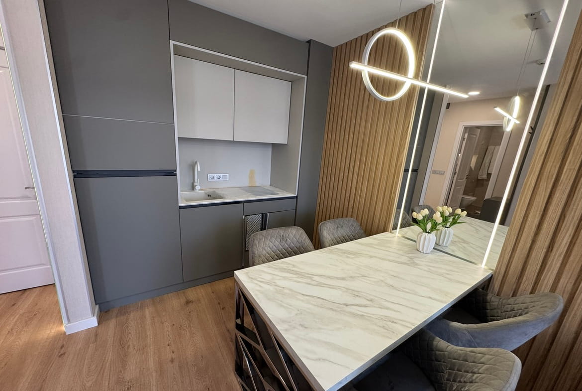 Апартамент 1+1, с одной спальней, Premium комплекс Harmony Suits Dream Park, Солнечный берег