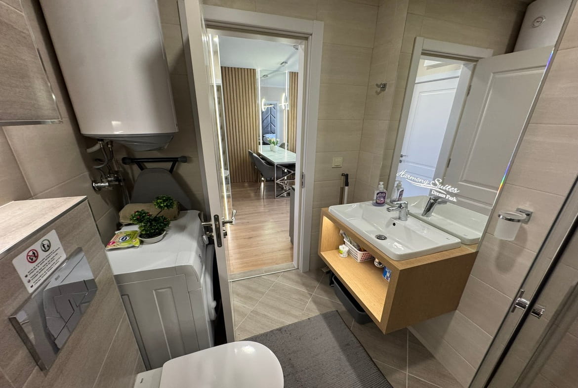 Апартамент 1+1, с одной спальней, Premium комплекс Harmony Suits Dream Park, Солнечный берег