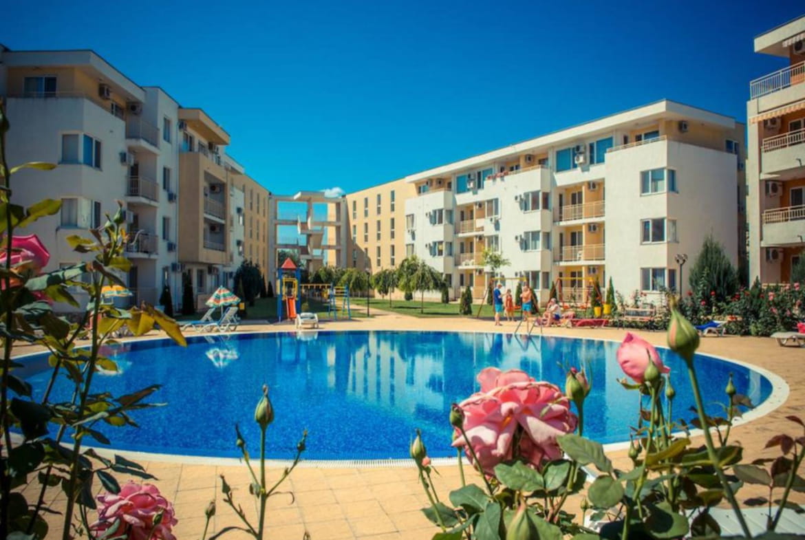 Квартира студия, Солнечный берег, комплекс Holiday Fort Club