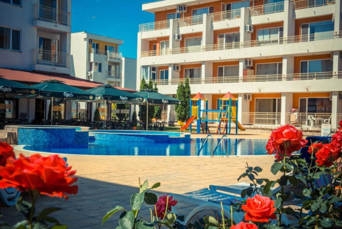 Квартира студия, Солнечный берег, комплекс Holiday Fort Club