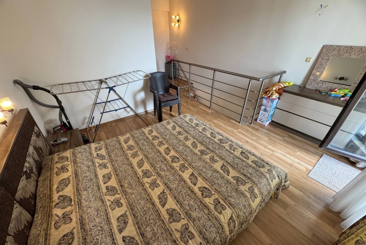 Мезонет 2 уровня, 1 спальня, двухкомнатная квартира в комплексе Amber Beach, Солнечный Берег