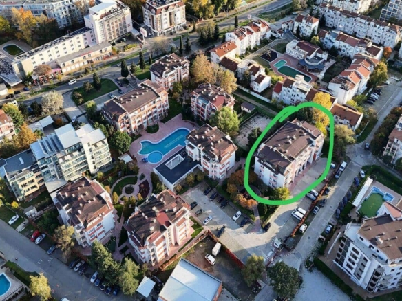 Квартира студия в топовой локации, Солнечный Берег, комплекс  Sunny Fort