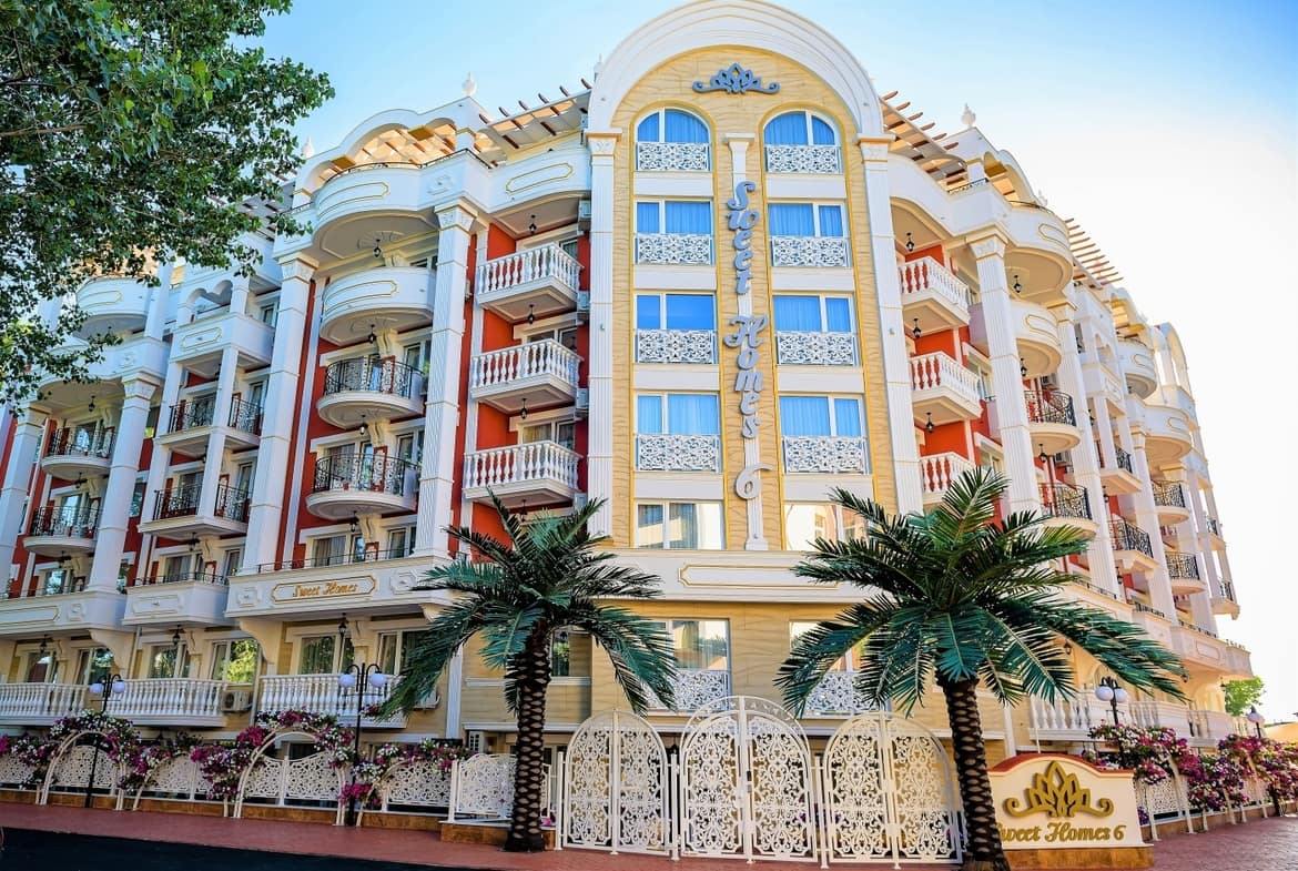 2-х комнатный апартамент 1+1, комплекс премиум класса Sweet Homes 6 , Солнечный Берег