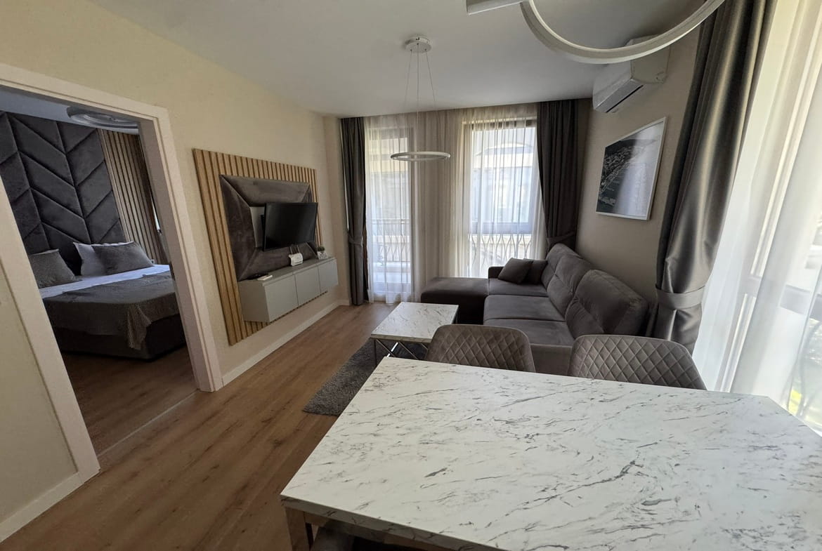 Премиум апартамент 1+1, с одной спальней, комплекс Harmony Suites Premium , Солнечный берег