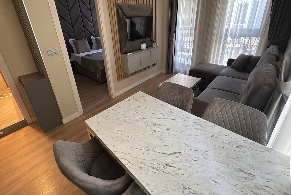 Премиум апартамент 1+1, с одной спальней, комплекс Harmony Suites Premium , Солнечный берег