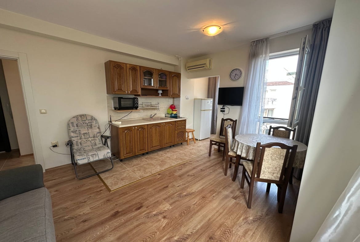 Апартамент 1+1, с одной спальней, комплекс Melia Park 10 , Равда