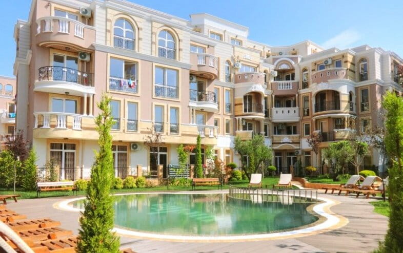 Апартамент 1+1, с одной спальней, комплекс Melia Park 10 , Равда
