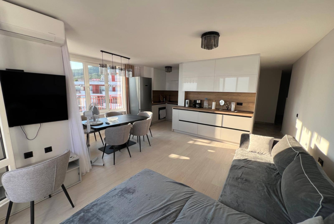 Ultra Sea View апартамент 1+3, Первая линия моря, Fort Noks Marina, Святой Влас