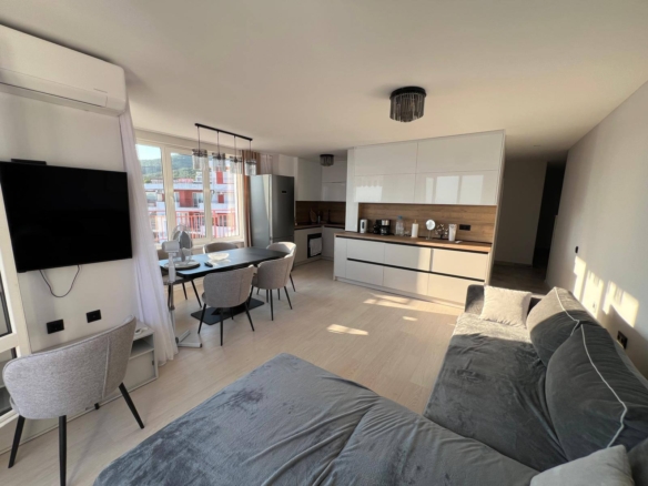 Ultra Sea View апартамент 1+3, Первая линия моря, Fort Noks Marina, Святой Влас