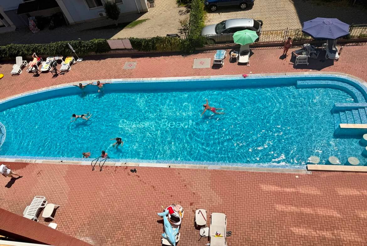 Квартира студия в комплексе с бассейном Sunset Beach 4, Солнечный Берег