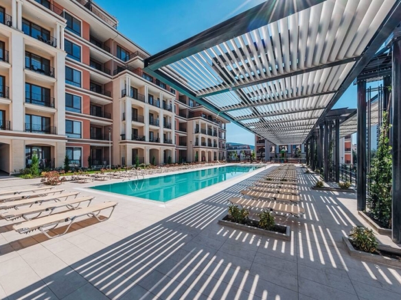 Новострой, апартамент 1+1, с 1-ой спальней, Green Fort Suites, Святой Влас