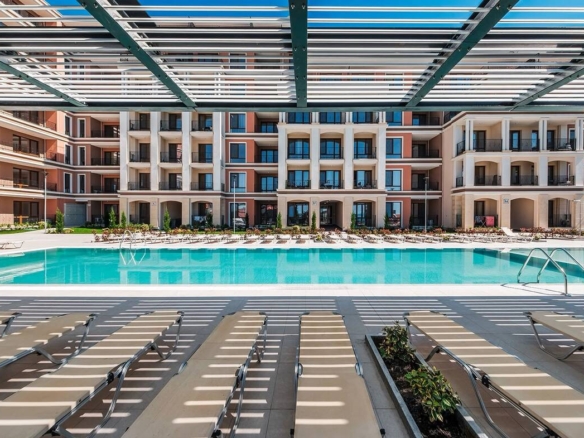 Новострой, апартамент 1+1, с 1-ой спальней, Green Fort Suites, Святой Влас